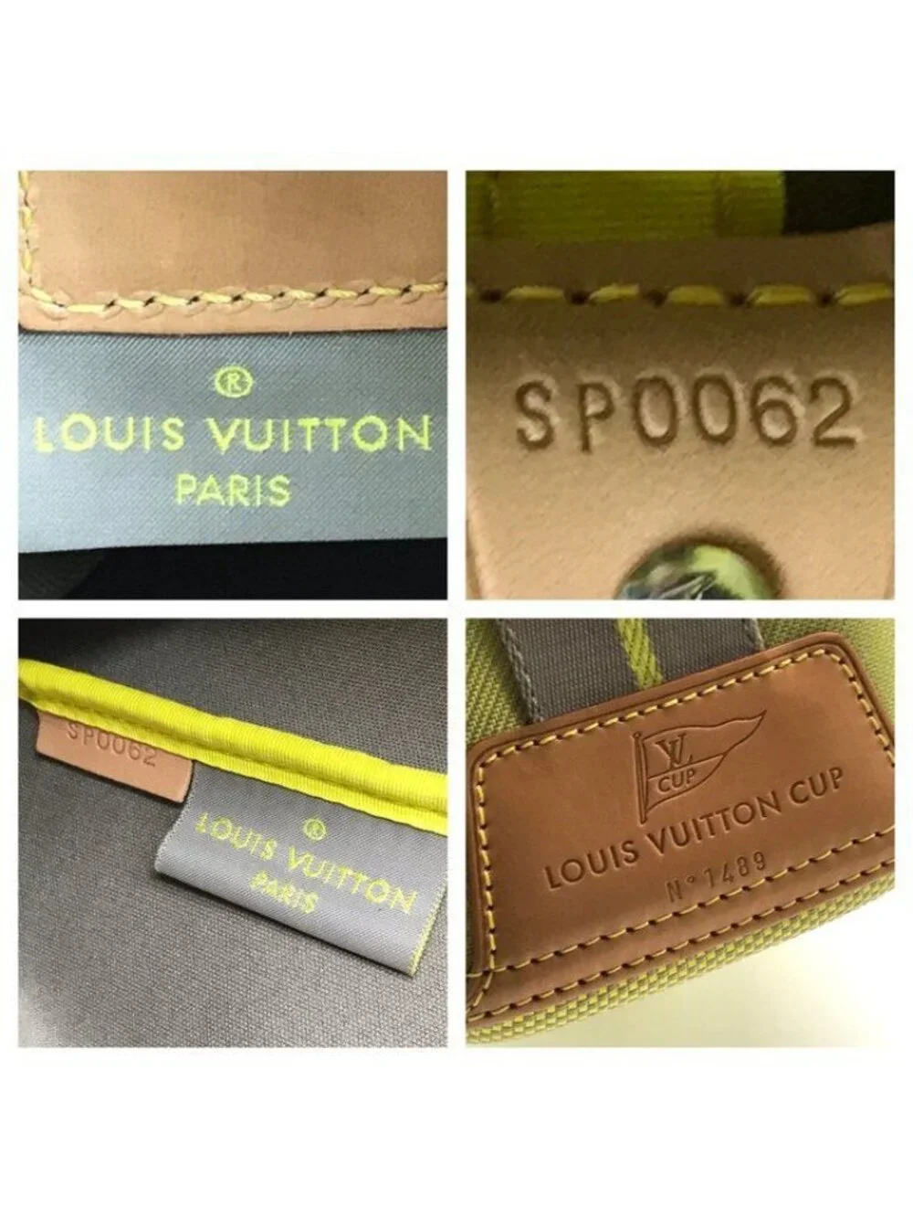 Louis Vuitton Damier Jean Volunteer LV Cup Limited Drawstring Shoulder Bag